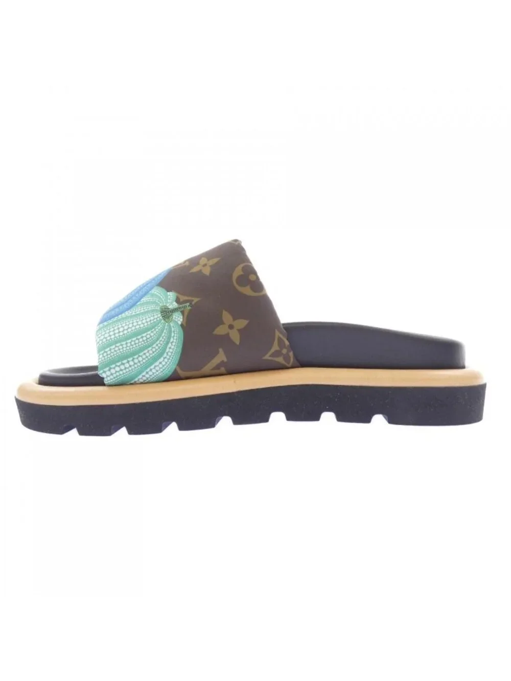 Louis Vuitton Yayoi Kusama Pumpkin LV Yk Poulet Pillow Line Sandals